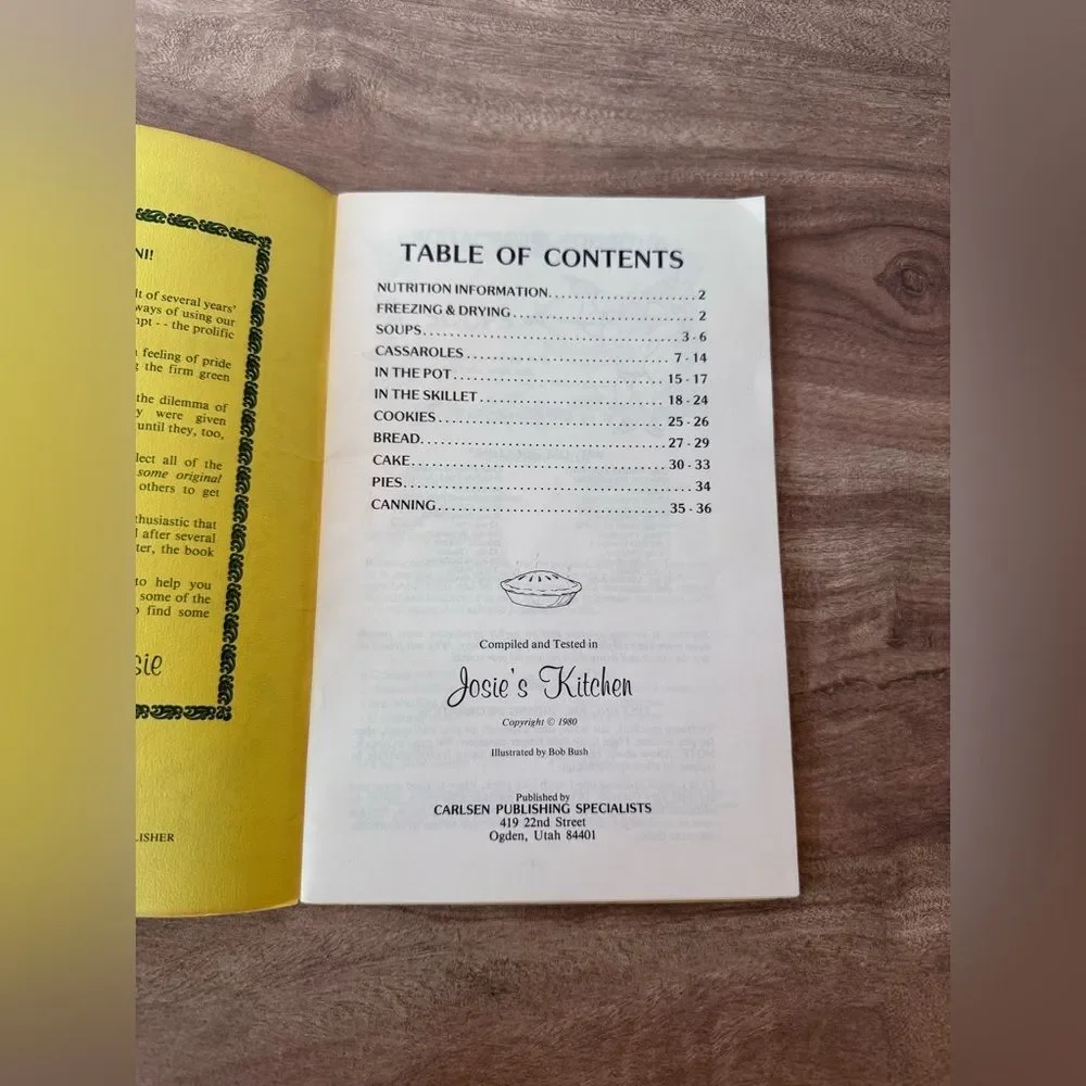 how to enjoy zucchini 98 recipes from Josie’s Kitchen 1980